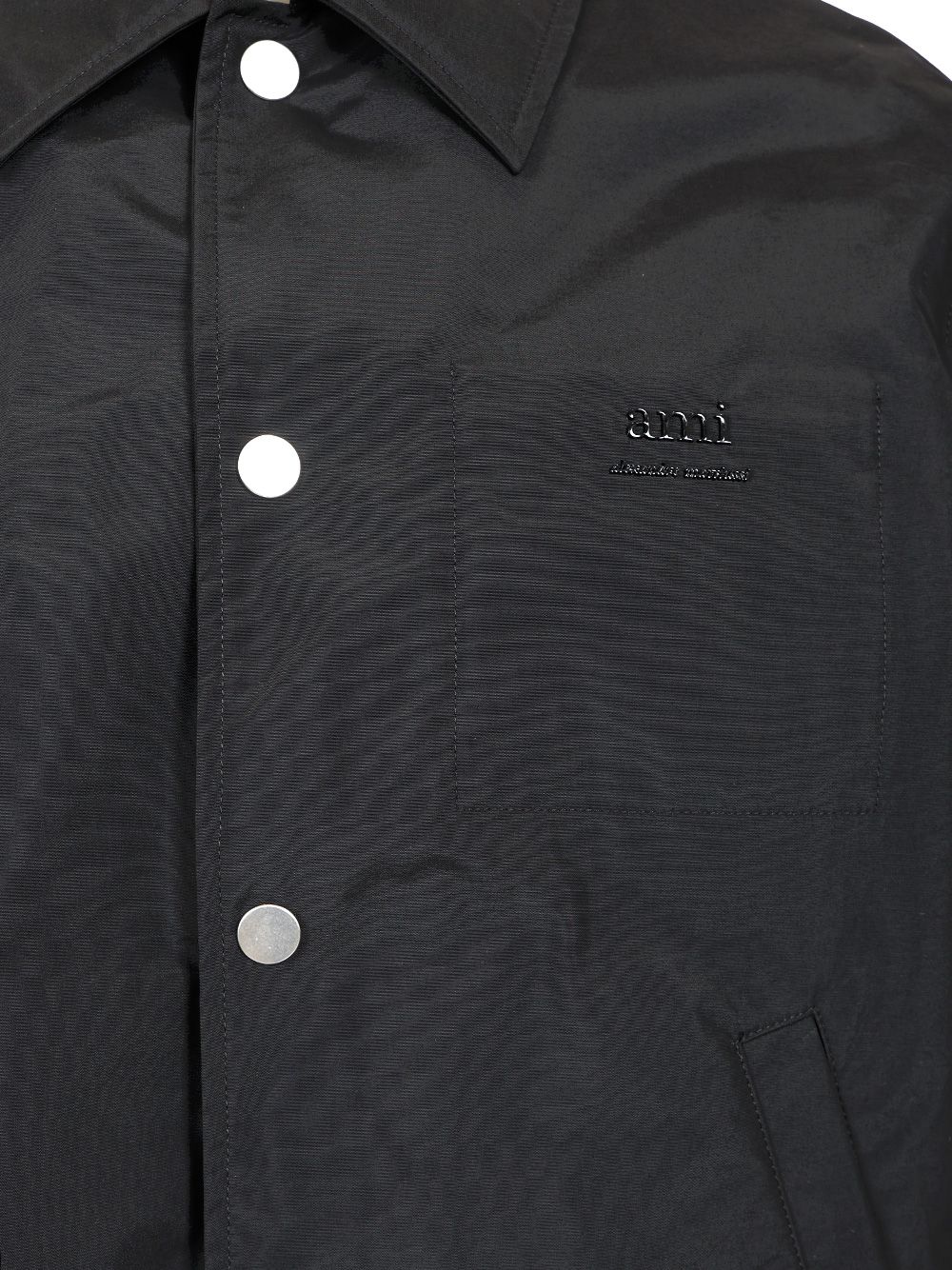 Ami Nylon Bomber Jacket Jackets - Black | fffb3082d459b53e349b04323968385bc74d8c2b