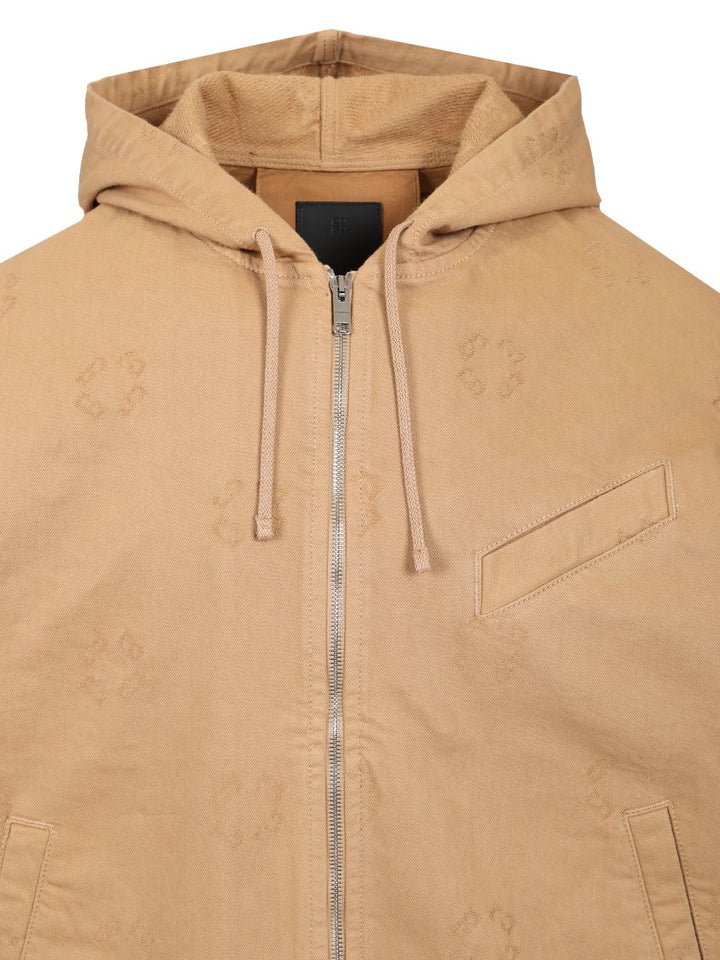Givenchy Monogram 72 Denim Jacket Jackets - Beige | f9af13b2472322716f3951c3b2a7322608a8c097