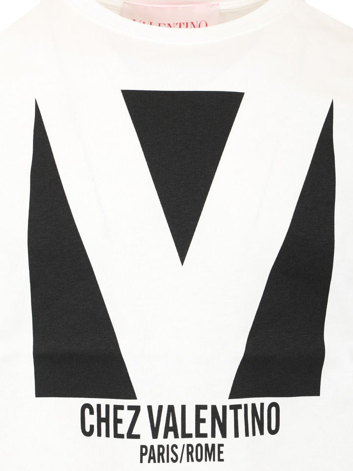 Valentino Garavani Chez Valentino T-Shirt - White | 037f6ad8d1e44b2741f99ce96a0bd2432744139d
