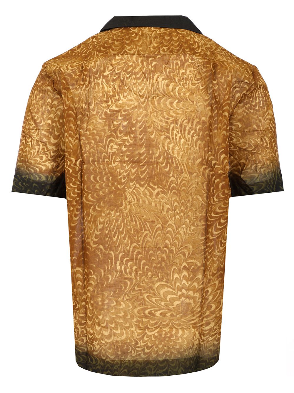 Dries Van Noten Boxy Cotton Shirt Shirts - Brown | 9ad09793d85342c7183d63bf1a2cd24463595fbc