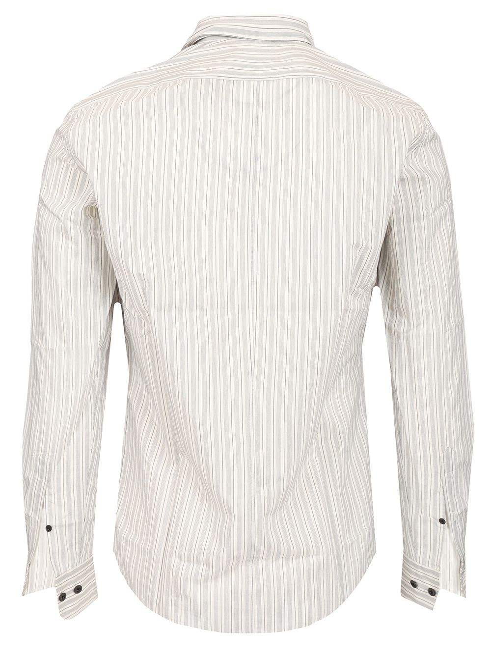 Dries Van Noten Striped Shirt Shirts - Grey | 467d076b9f074286ef40d581886e3a41384fa821