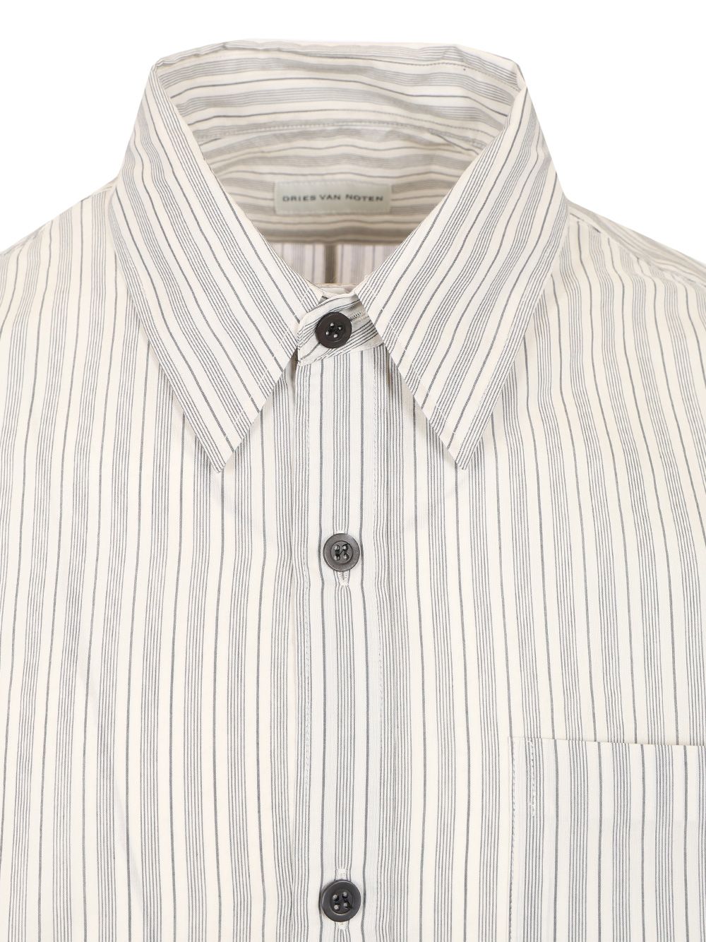 Dries Van Noten Striped Shirt Shirts - Grey | 1341c94eb0556e797def48727f725f55da44dd21