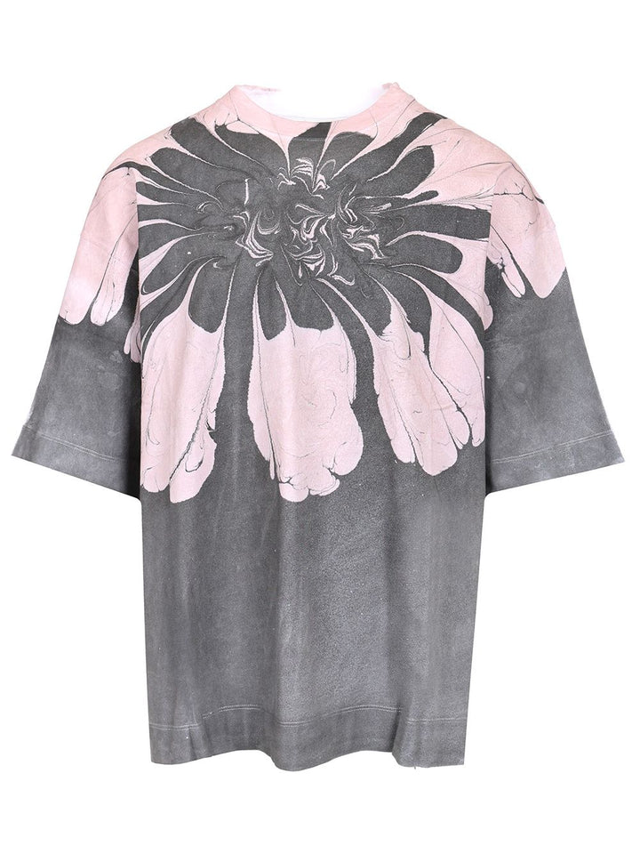 Dries Van Noten Oversized Cotton T-Shirt - Multicolor | 065b3018333b28adb4b396cba260299e5ad69628