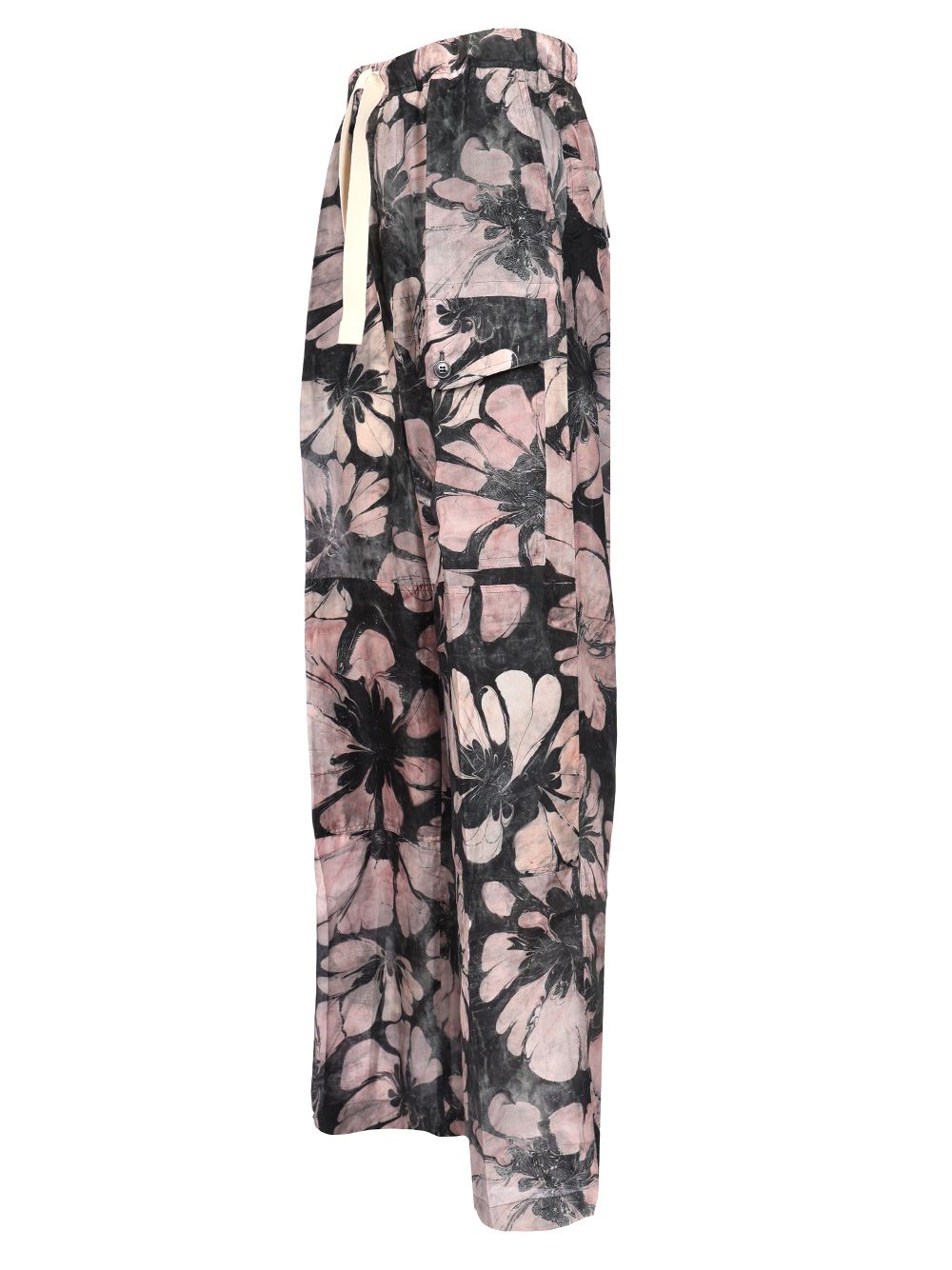 Dries Van Noten Flower Print Pants Trousers - Multicolor | f961b21da09bcc6d58e00a73c40a269bf0ba2d2b