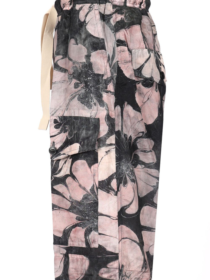 Dries Van Noten Flower Print Pants Trousers - Multicolor | 6a4e0366b2a238433fbc4dd15bd8aee2b789558a