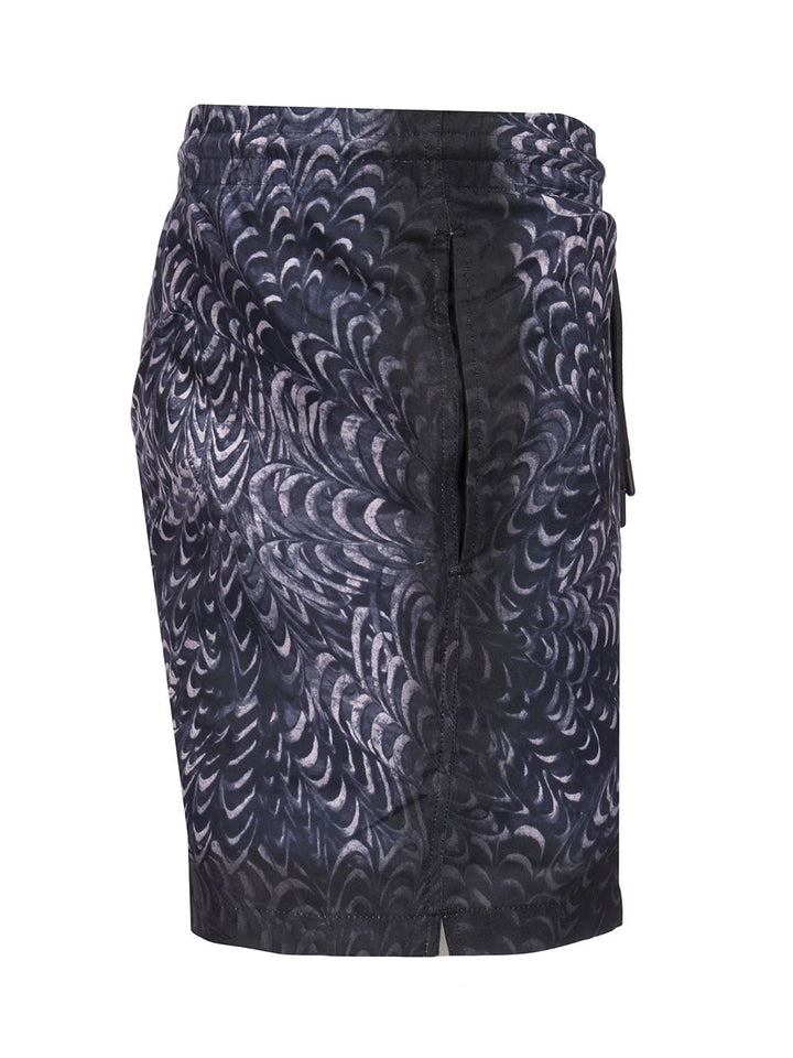 Dries Van Noten Printed Swim Shorts Swimwear - Blue | 8d683bd6c2af983d472406ae9ea5c6a0b49961a5