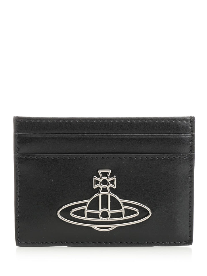Vivienne Westwood Flat Card Holder Small leather goods - Black | 4faf39c1f4d5a8ebc850cb83941d052955bb01e9