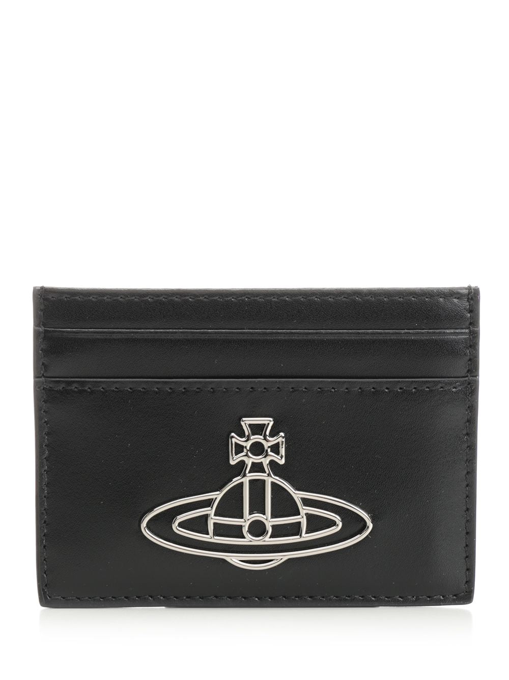 Vivienne Westwood Flat Card Holder Small leather goods - Black | 4faf39c1f4d5a8ebc850cb83941d052955bb01e9