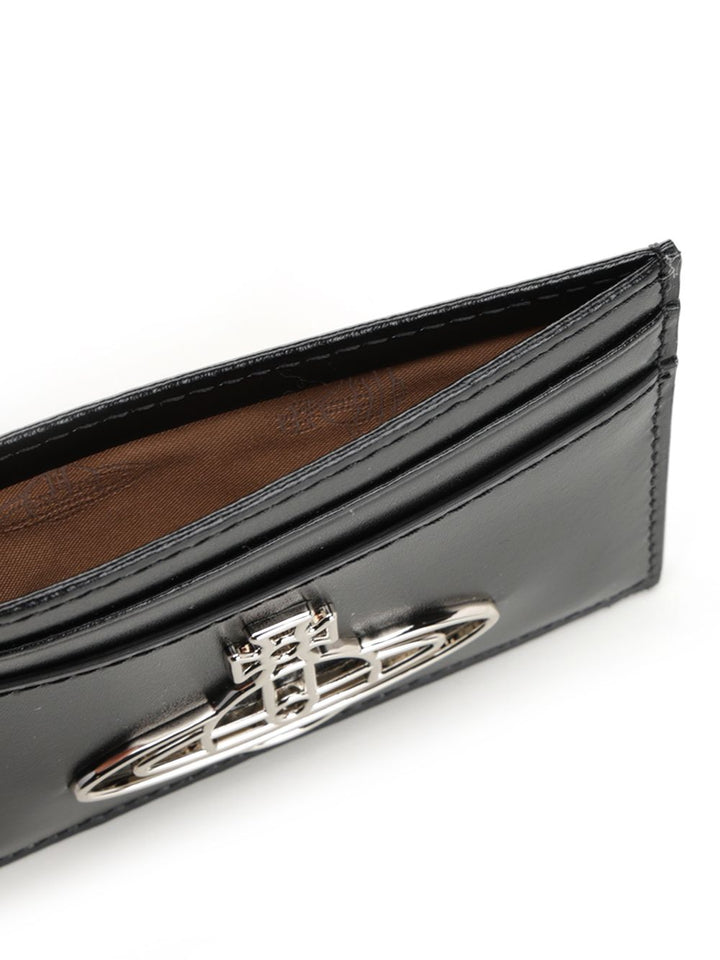 Vivienne Westwood Flat Card Holder Small leather goods - Black | 4683d4e93a9661544cc7983fac945febc3c9aab9