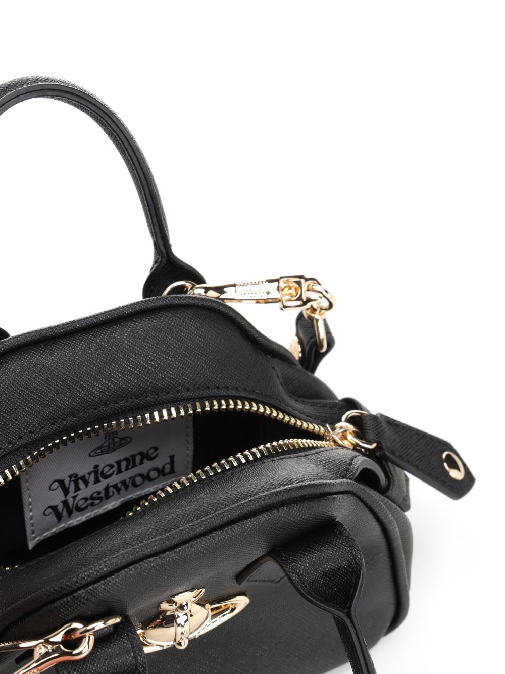 Vivienne Westwood Mini Yasmine Crossbody Bags - Black | 4f143f1aa1c3e2c70c669752642befc7e8ffda2f