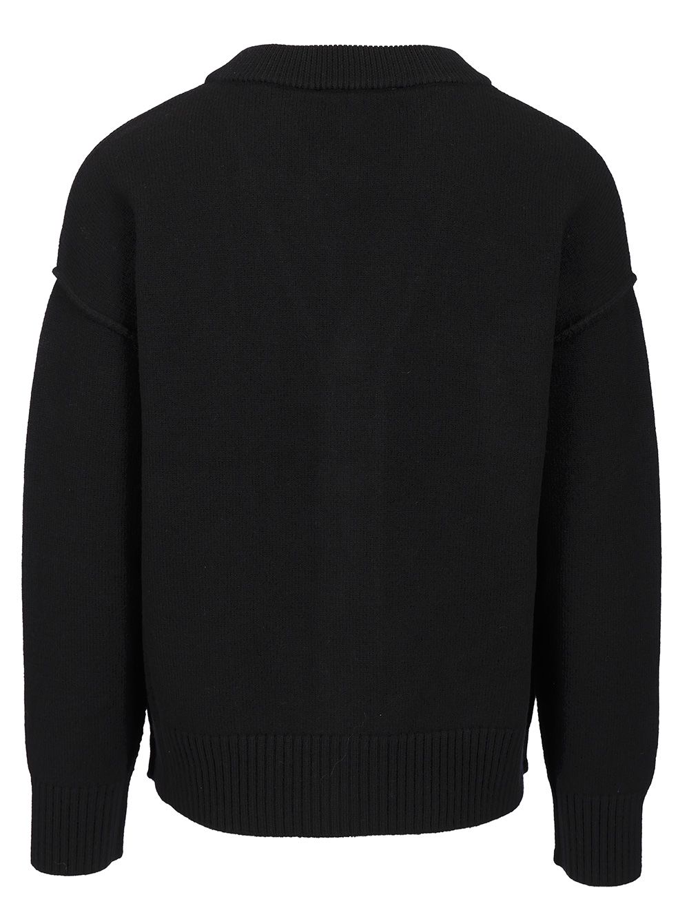 Ami Wool Cardigan Knitwear - Black | 060f951ca11701feda3357431c05ca5c2f46df2c