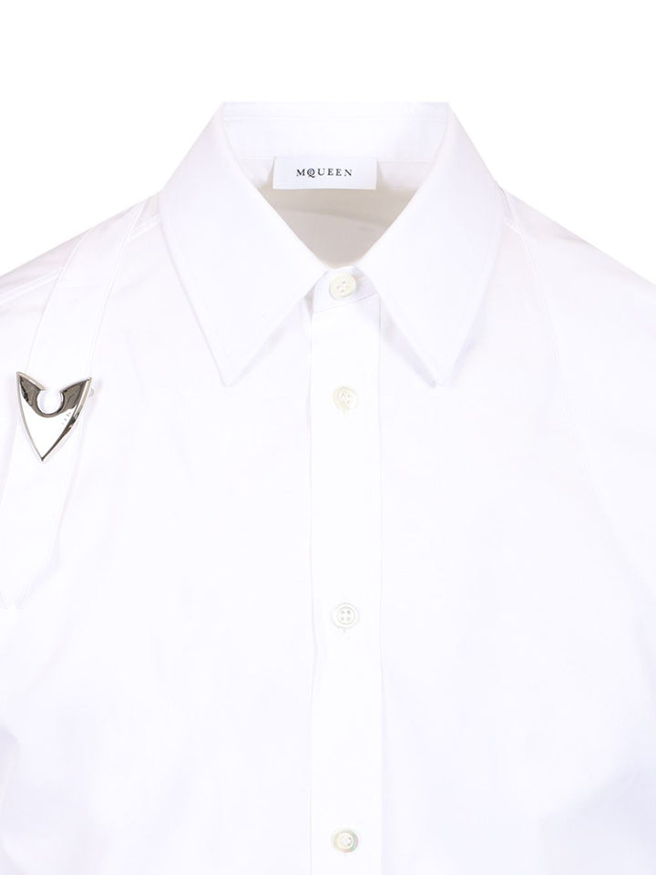 Mcqueen Harness Shirts - White | d28e7bc03aee6205f95267d58409f8e8a05f4f60