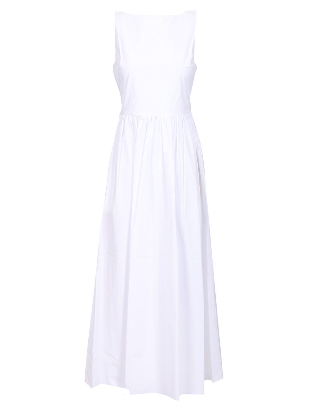 Matteau Midi Dress With Open Back Dresses - White | 1d072393684e2e9ec8f0d63bbedbd1230f177e62