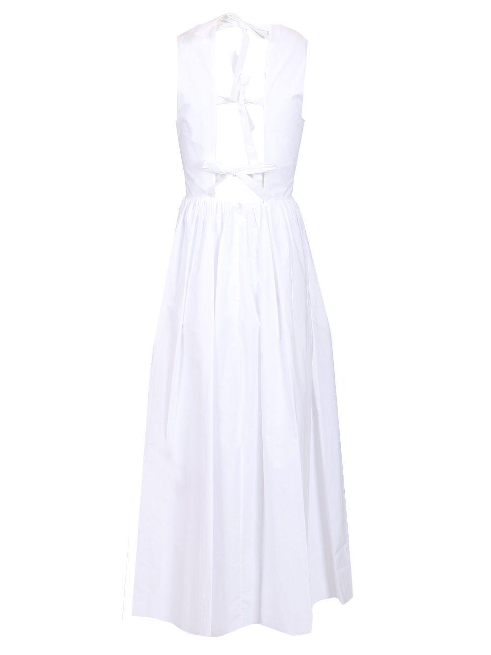 Matteau Midi Dress With Open Back Dresses - White | 9e61b5bb3598d811d783f1a1e19b7cd38f1a94f2