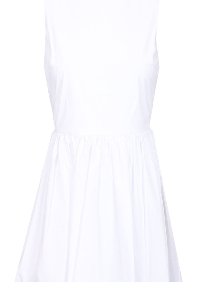Matteau Midi Dress With Open Back Dresses - White | 3d80e12420d529536bfd94c5e0ca017f6c603fda