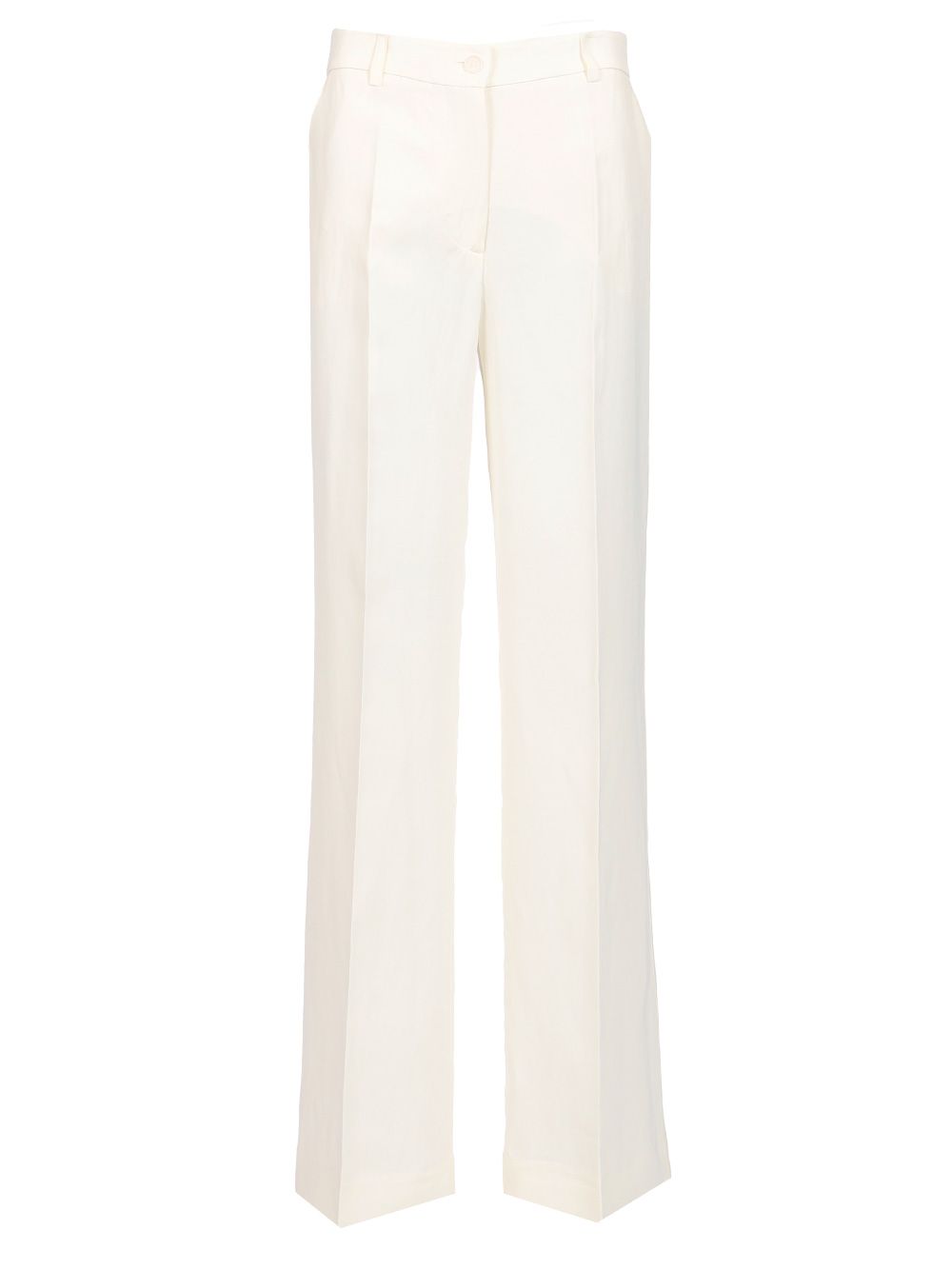 P.A.R.O.S.H. Wide Leg Trousers - White | 4fd77695c165b511f711e64d24504f94e0bf633d