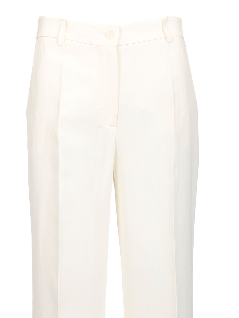 P.A.R.O.S.H. Wide Leg Trousers - White | eb925f4754d4a28ec2e07a1e1484b561c54a5017