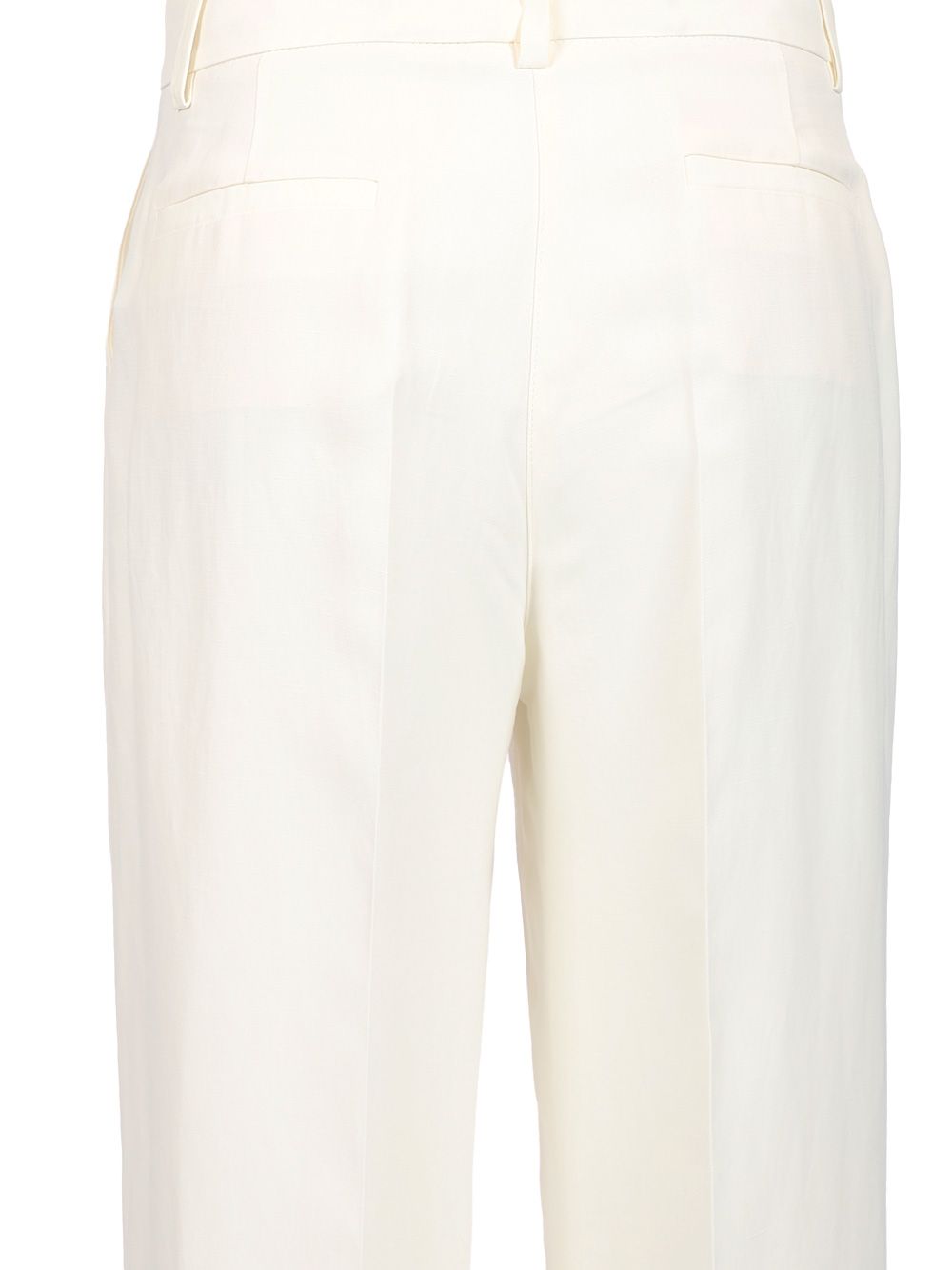 P.A.R.O.S.H. Wide Leg Trousers - White | 869e2d6837d07d11bbfed3d5e085c63005f22e5b