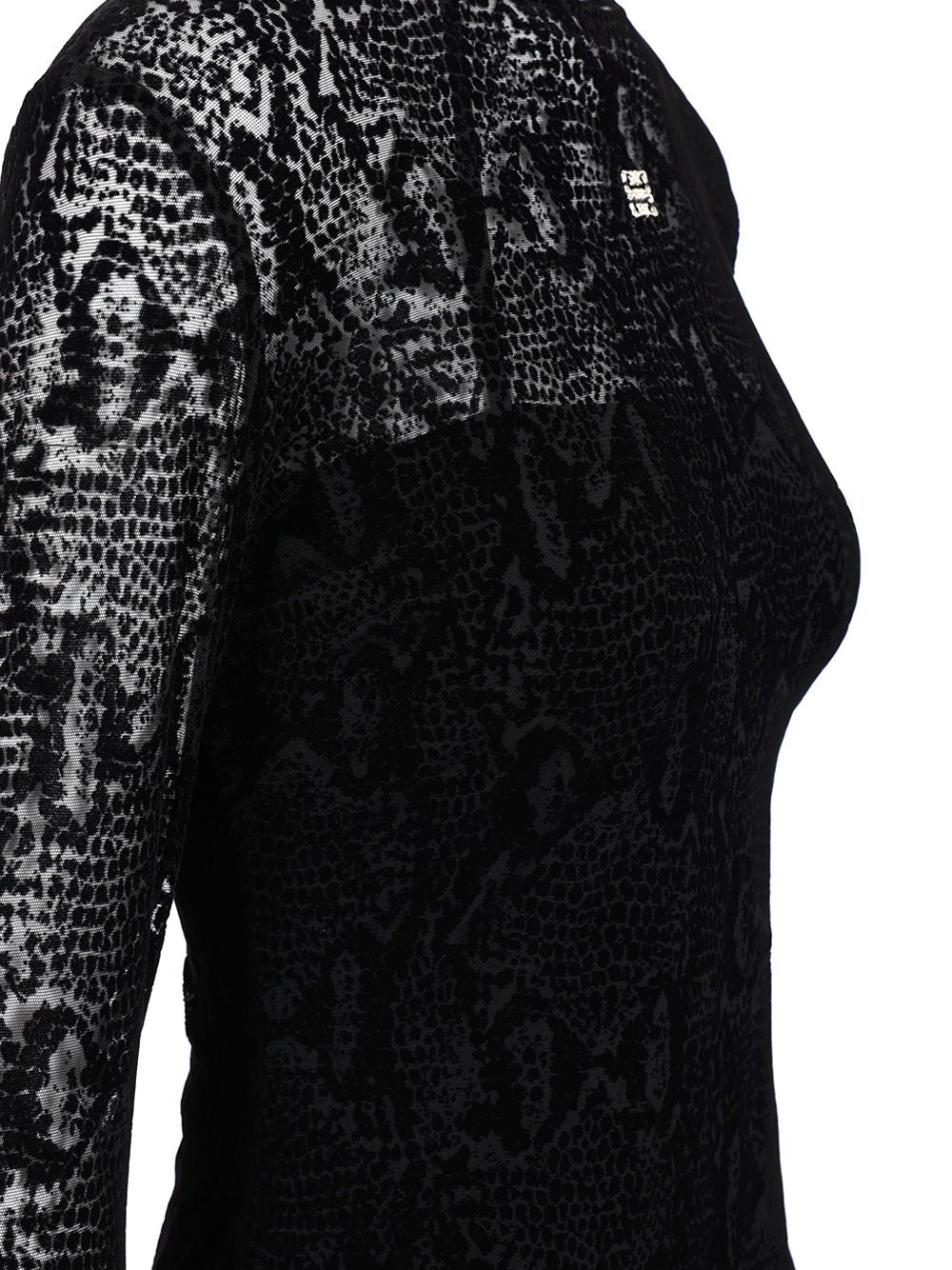 Givenchy Mini Dress With Tulle Pattern Dresses - Black | b6675ce5addde525d9eb40c29376707560562ed1