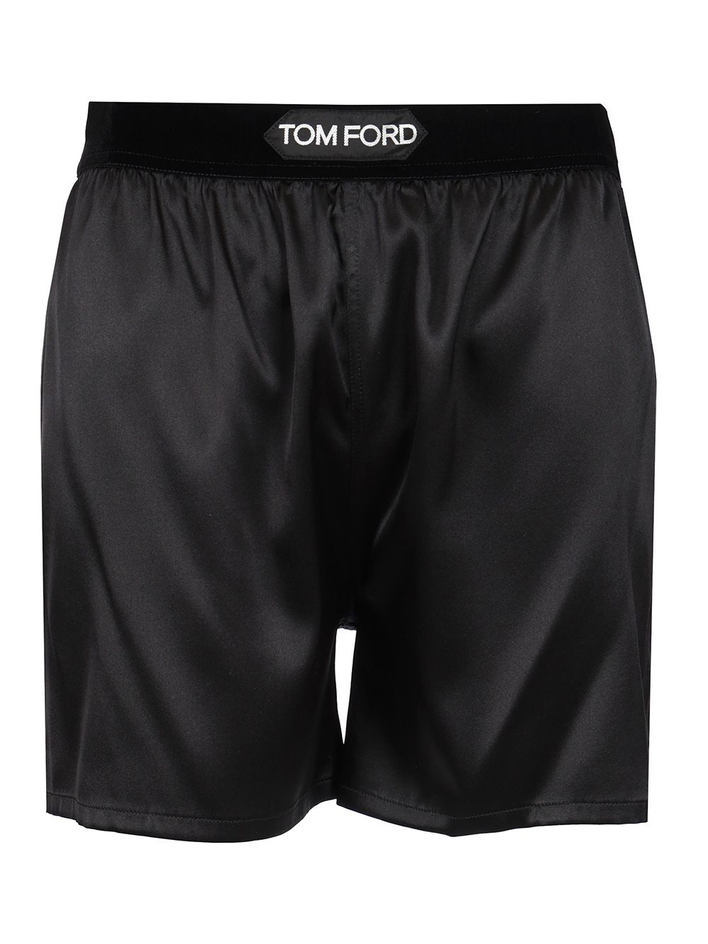Tom Ford Boxer Shorts In Silk Satin Trousers - Black | e2a0b4da205fbdc403b053aa56474151c63355bb