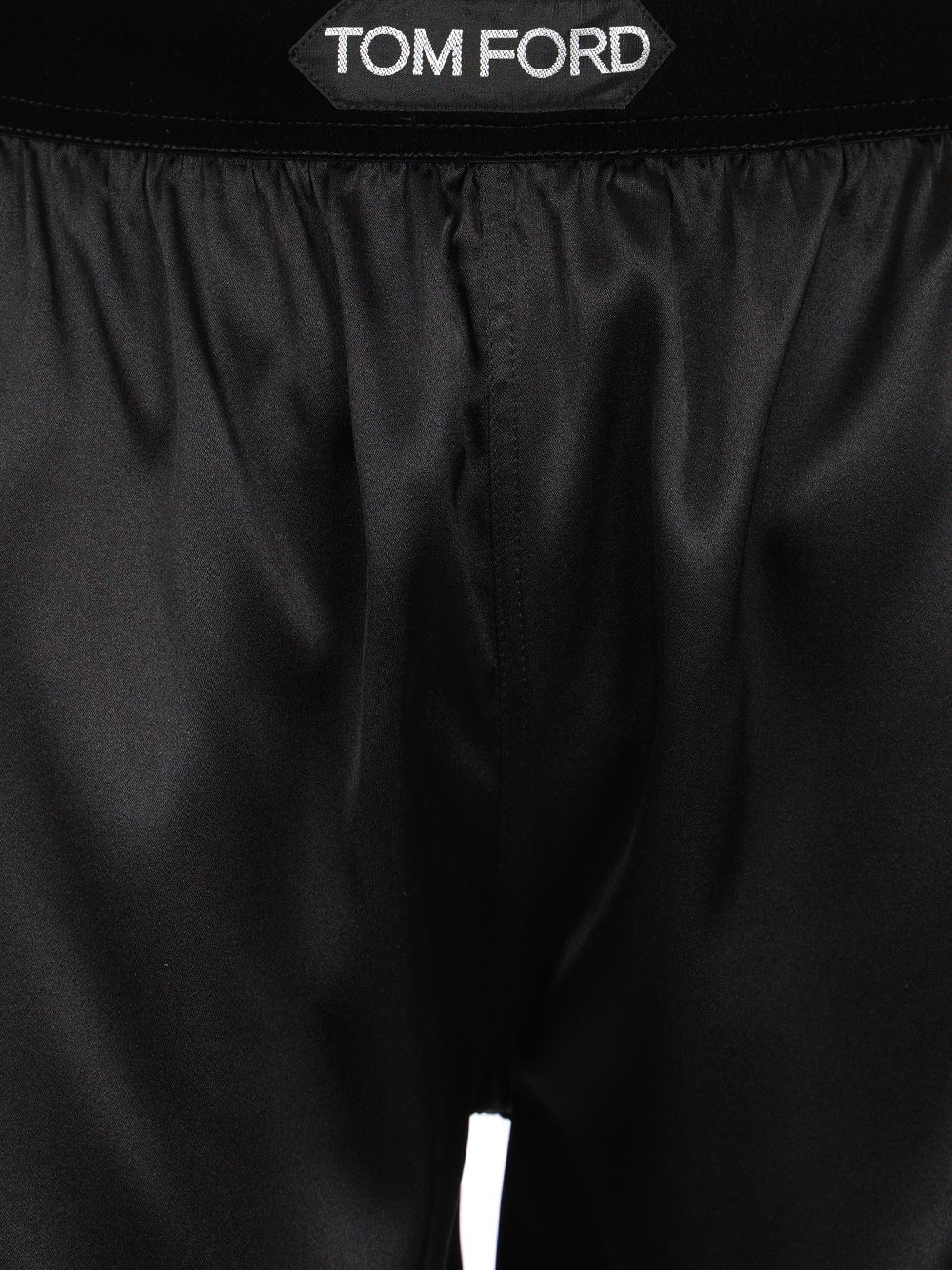 Tom Ford Boxer Shorts In Silk Satin Trousers - Black | 2351bb0f7241e5b2db0680231880ab7b91cacee8