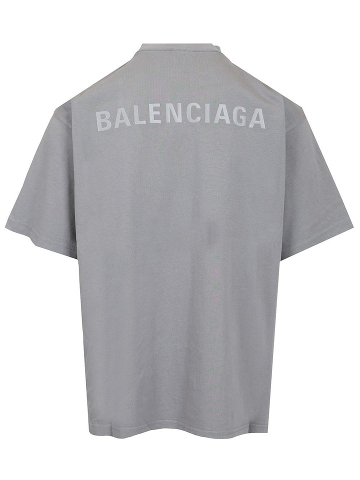 Balenciaga Oversized T-Shirt - Grey | c17588d7f37efe448e1704fd13315500c2c76bb4