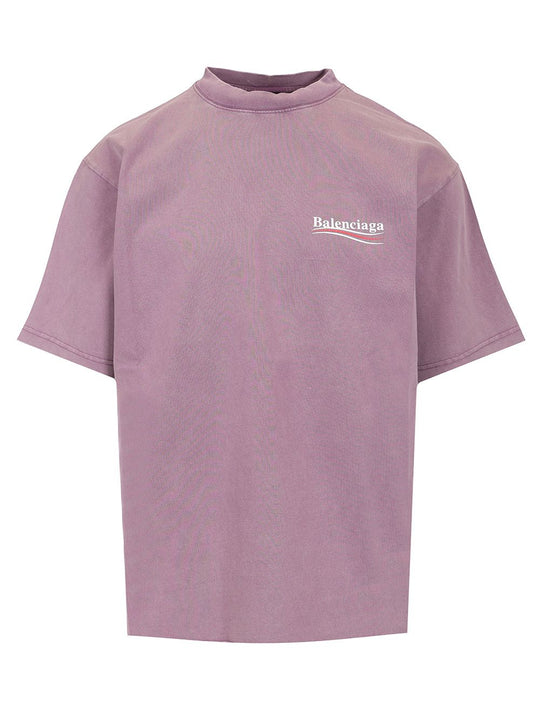Political Campaign T-Shirt Violet