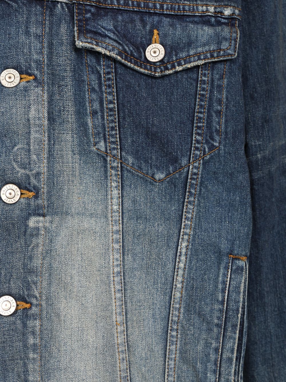 Balenciaga Oversized Denim Jacket Jackets - Blue | 604601a0b0e7f7827f3bc26abb4f82eb4b2e3e73