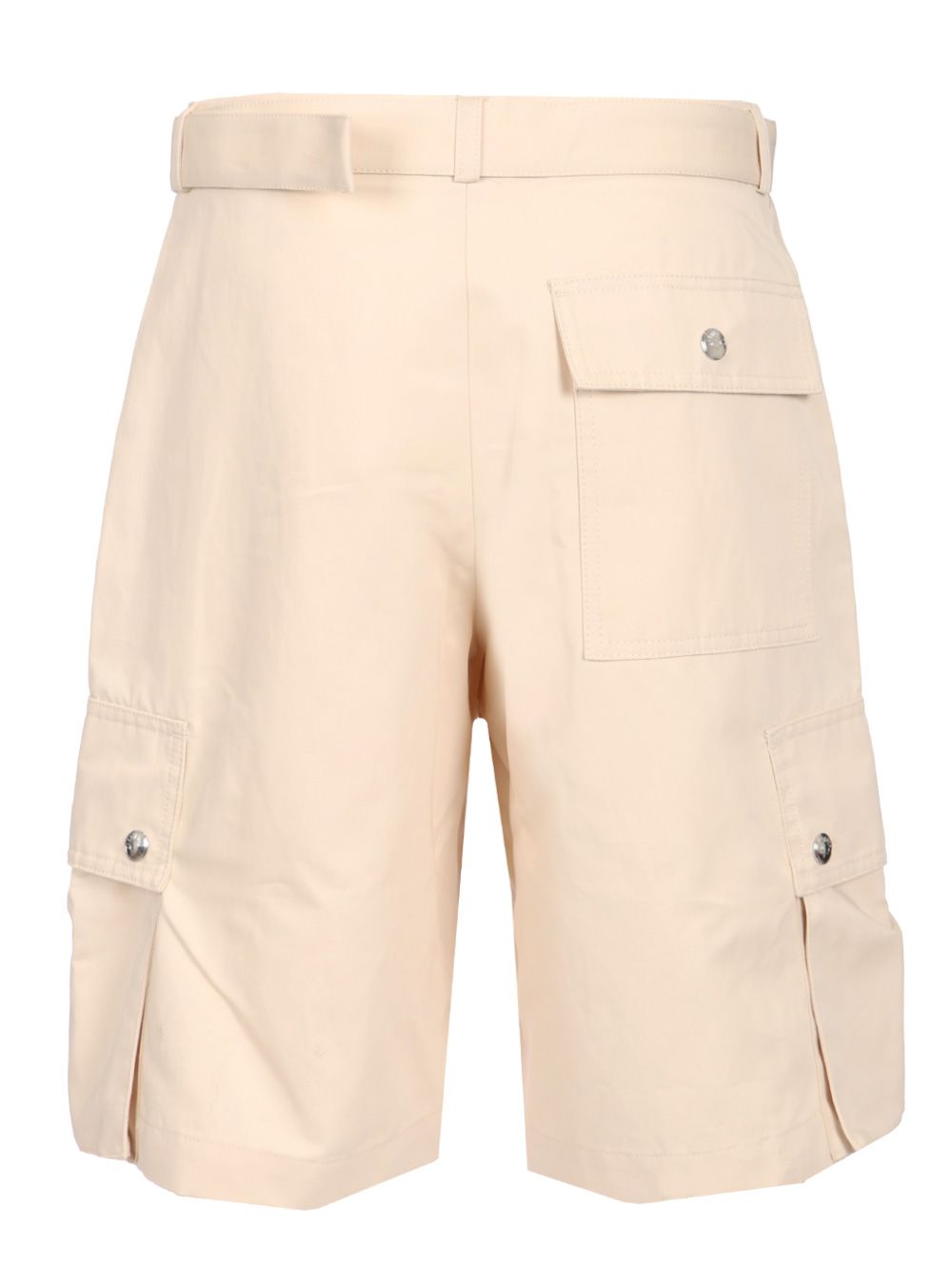Jacquemus Cargo Bermuda With Belt Trousers - Beige | 16fb4acb9e305ae4d3eed242c6430ee5dba36229