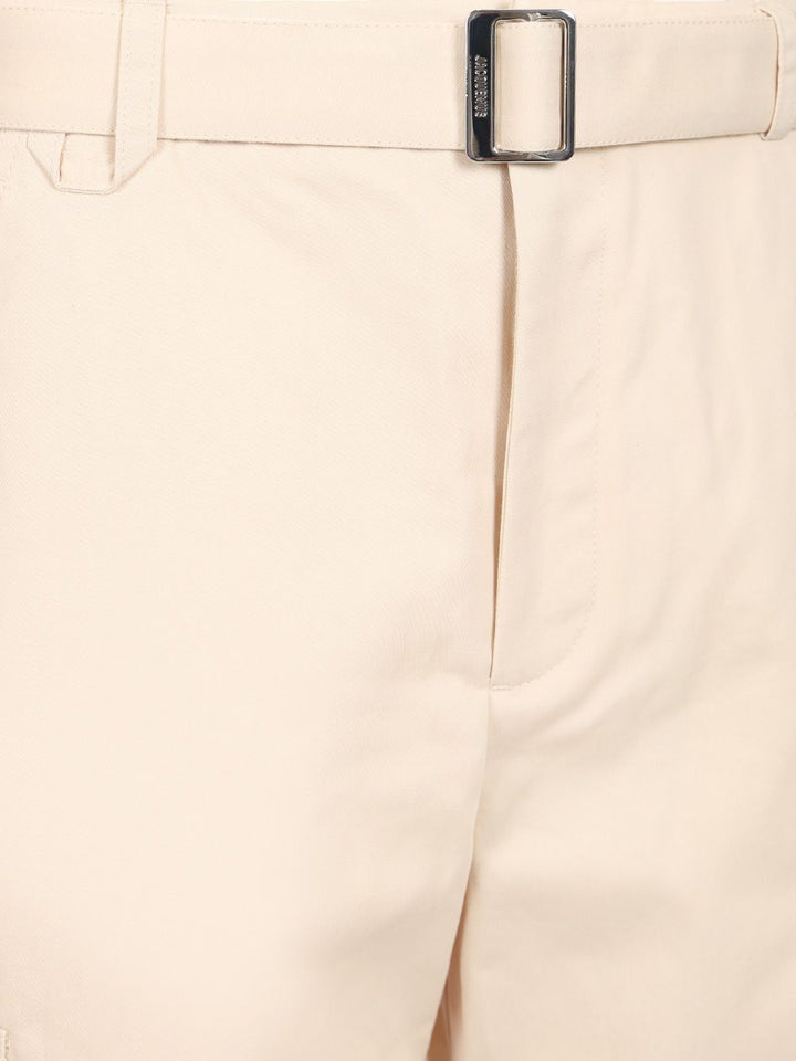Jacquemus Cargo Bermuda With Belt Trousers - Beige | 85776742f6cfc207ced62e5dc5dca563ca157cf5