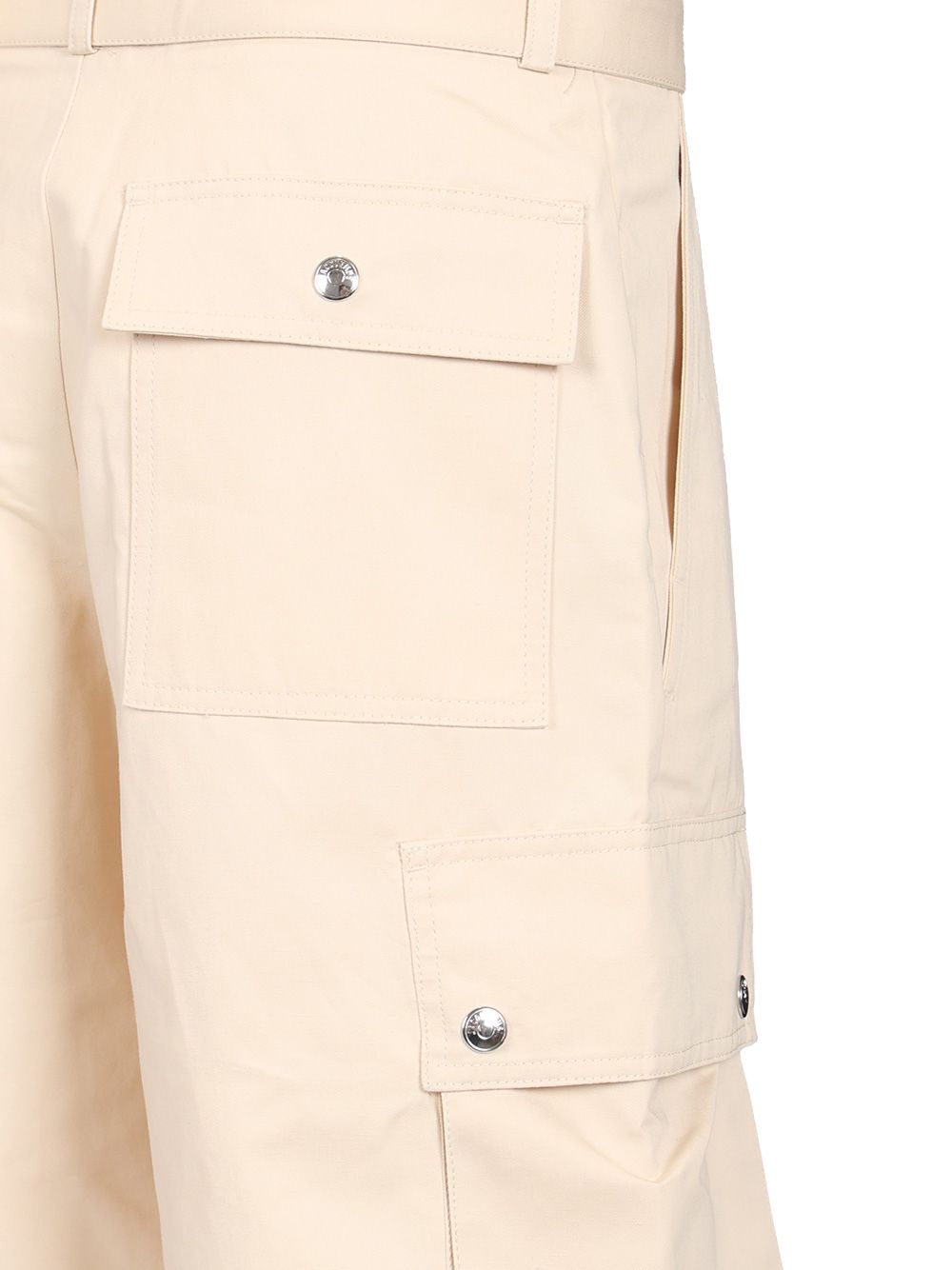 Jacquemus Cargo Bermuda With Belt Trousers - Beige | d023500d24cab7d5595a85e899f84ae4cddd81c2