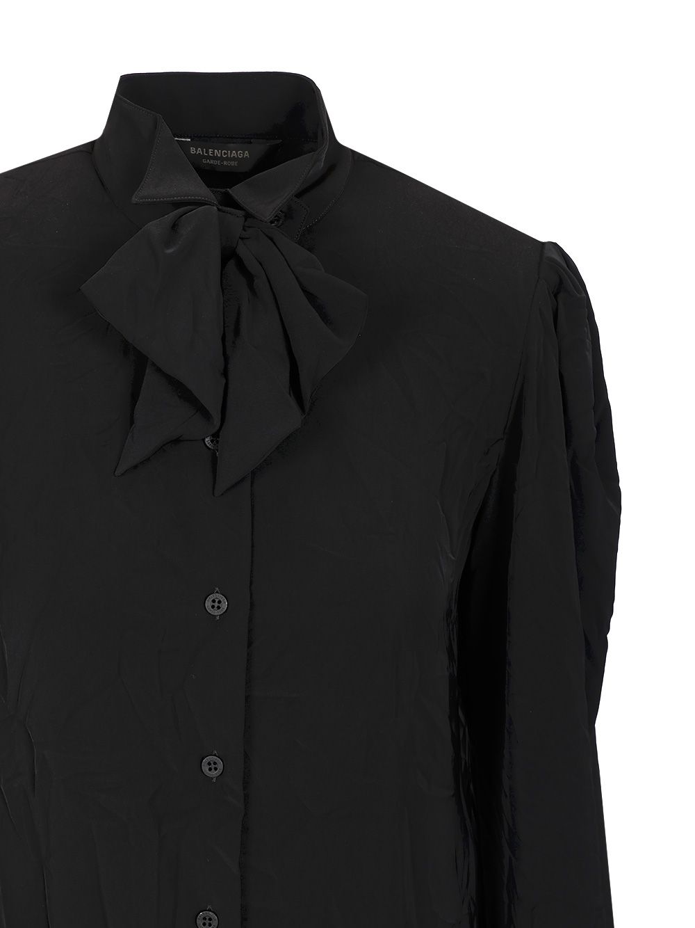 Balenciaga Bow Shirts - Black | 07f59fc467de0511f653bf99b6cc47caeced87d1