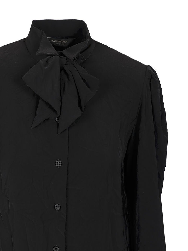 Balenciaga Bow Shirts - Black | 07f59fc467de0511f653bf99b6cc47caeced87d1