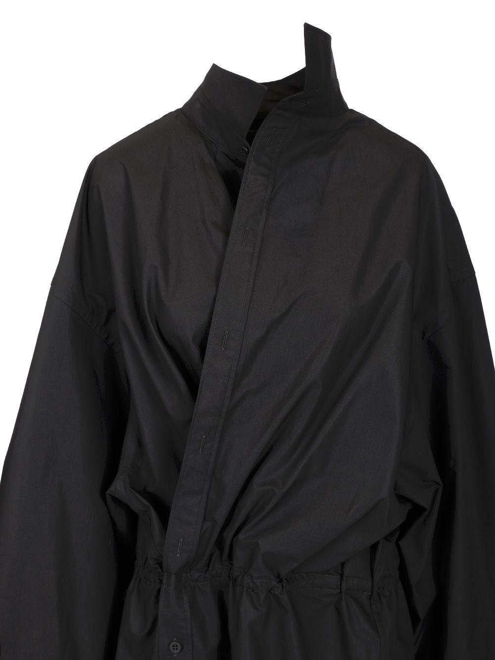 Balenciaga Poplin Shirt Dress Dresses - Black | 3f0c2fc8a1228818fff5781984819b0c8132a4cb