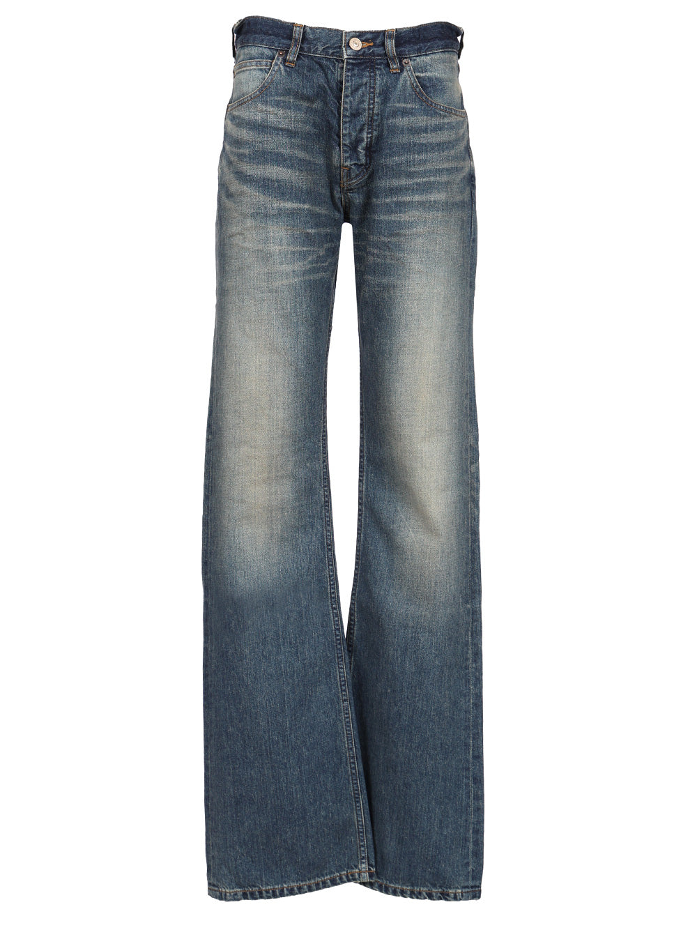 Balenciaga Straight Leg Jeans - Blue | 8765f594938ded4541840ae6b8fc61068959e7f9