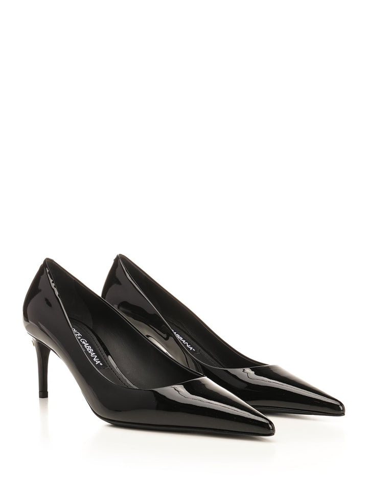Dolce & Gabbana Patent Leather Décolleté Pumps - Black | 05330b350b605ddf4db1f7ed7cd0979fdc672ca1