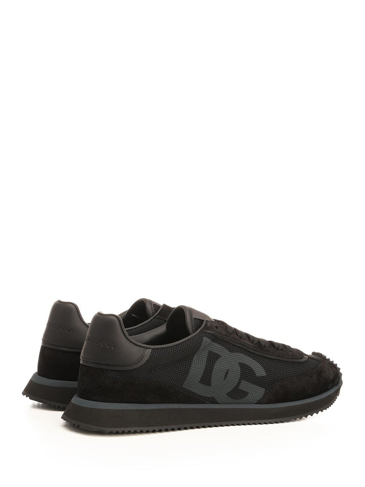 Dolce & Gabbana Dg Cushion Sneaker Sneakers - Black | 8afe318a00cfea213de3a98d8f746132a57ba26a