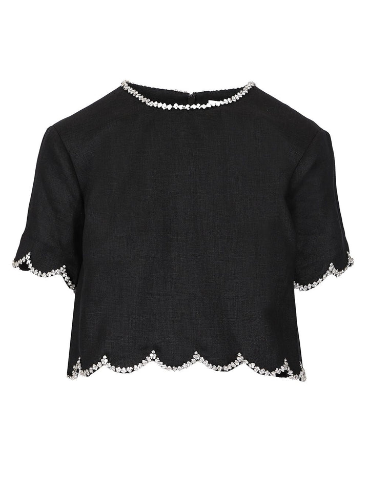 Zimmermann Crush Tops - Black | cb2e4e7a8b663dd6c0cb39ca2bf83f80208aadc8