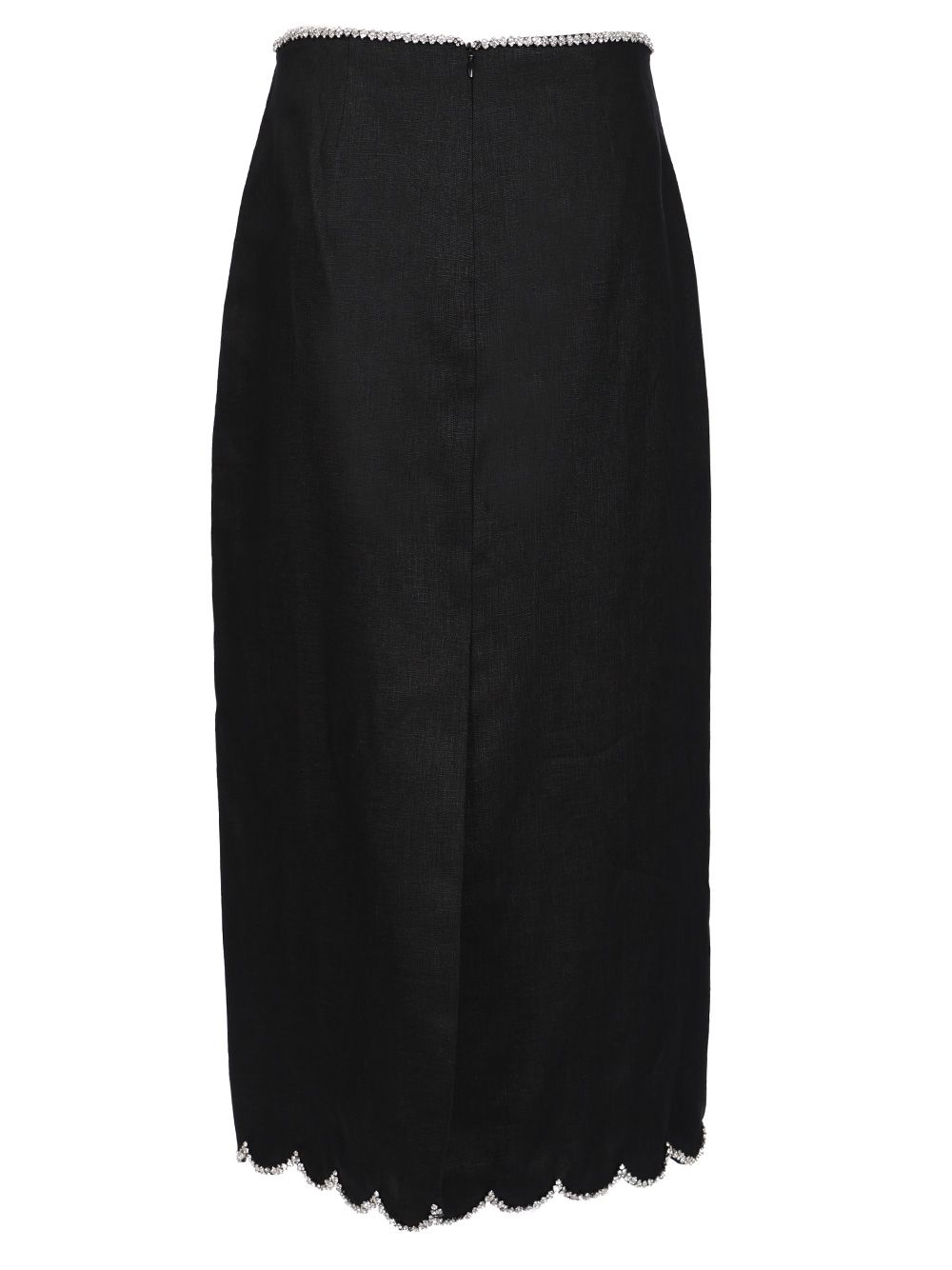 Zimmermann Crush Skirts - Black | fecc656b44543da05054ffaa70a9cfb2fa6cd257