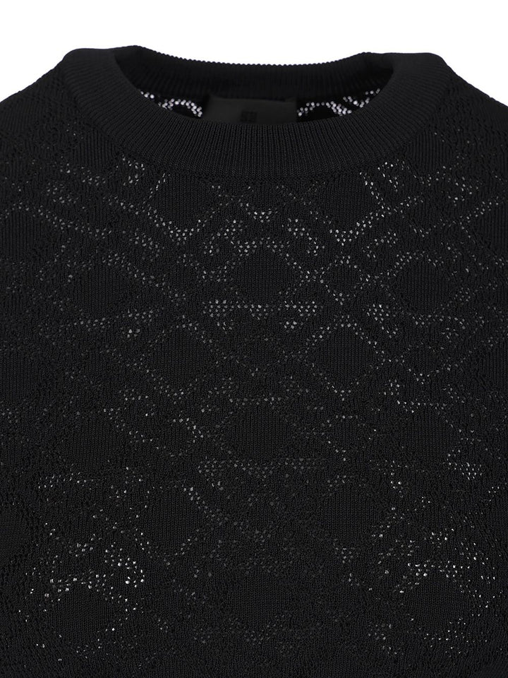 Givenchy Crop Sweater Knitwear - Black | b5e912e75c4e86561ff19a986e8dbcd9b0e10023