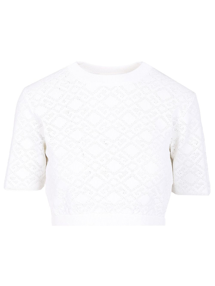 Givenchy Crop Sweater Knitwear - White | 46869811107d720bce5f979f50678f047f6d15e1