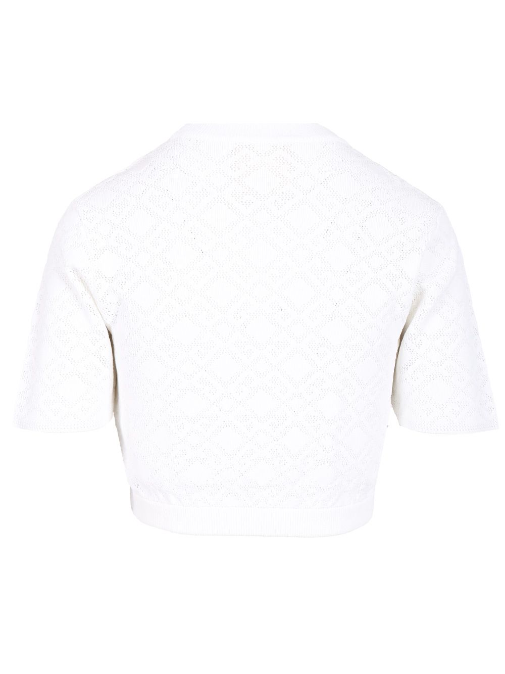 Givenchy Crop Sweater Knitwear - White | 6b02a2255f276f379562689d2d87650a16e1857a