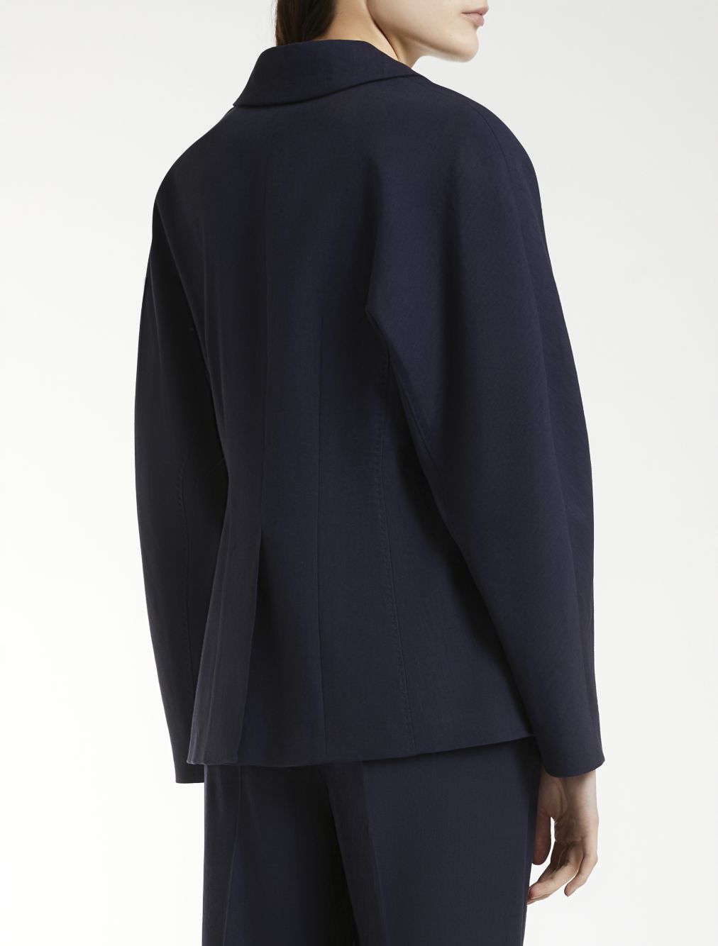 Emily Ratajkowski X Marella The Rounded Blazer Jackets - Blue | 099dc6d47598b689a0485a15517c5a7681e02308