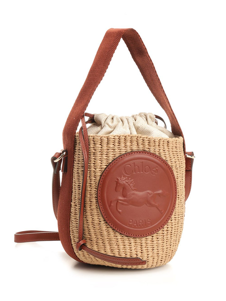 Chloe' Horse Medal Shoulder Bags - Brown | 583066969c0ab488e82080a59eeb35ab3f1b6c3a