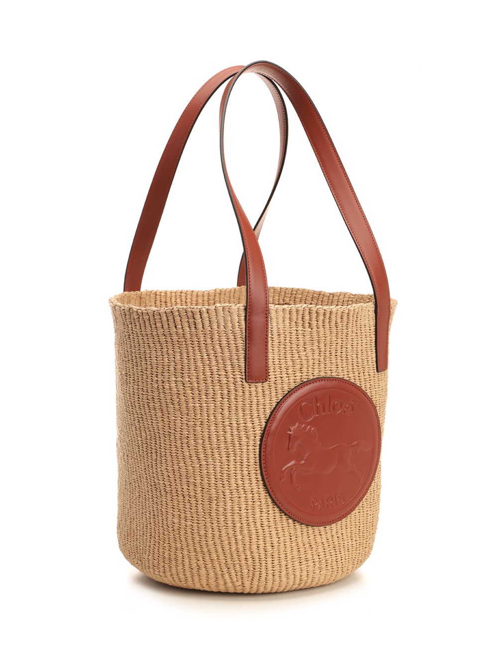 Chloe' Horse Medal Shoulder Bags - Brown | 8c9a0323db7979765876985fe699da0135aabaa1