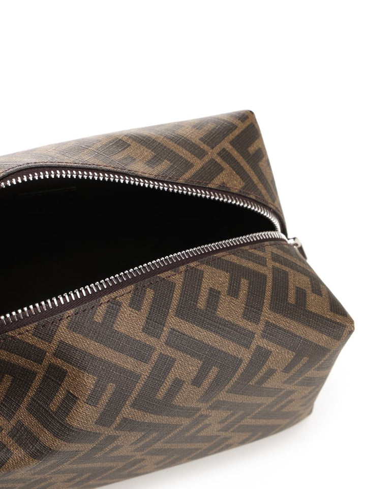 Fendi Beauty Case In Brown Tela Ff Small leather goods - Brown | 4da76dd680fe6d8fd6a7dd94f70f002f16f5bc1e