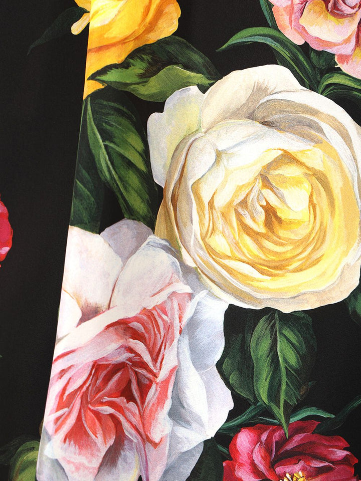 Dolce & Gabbana Peony Print Silk Shirt Shirts - Multicolor | b4a40bee7cf6e7a19a5c4bd22b5b7fbe86c8a1e4