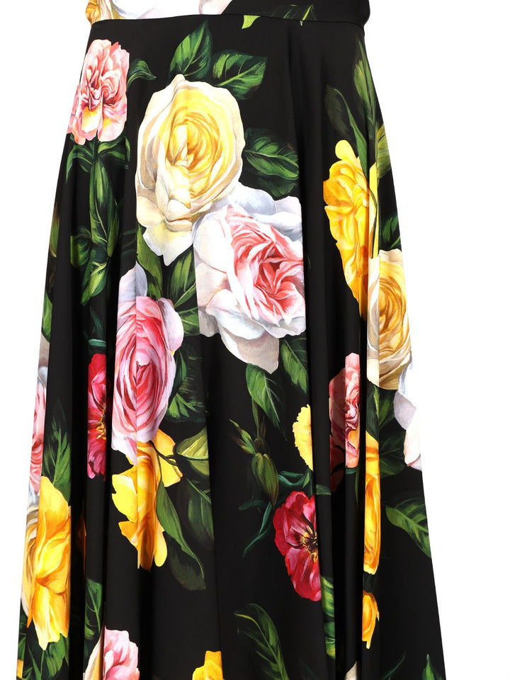 Dolce & Gabbana Floral Print Flared Skirt Skirts - Multicolor | e130117e0afd10bc83d52093596f8f69e643a066