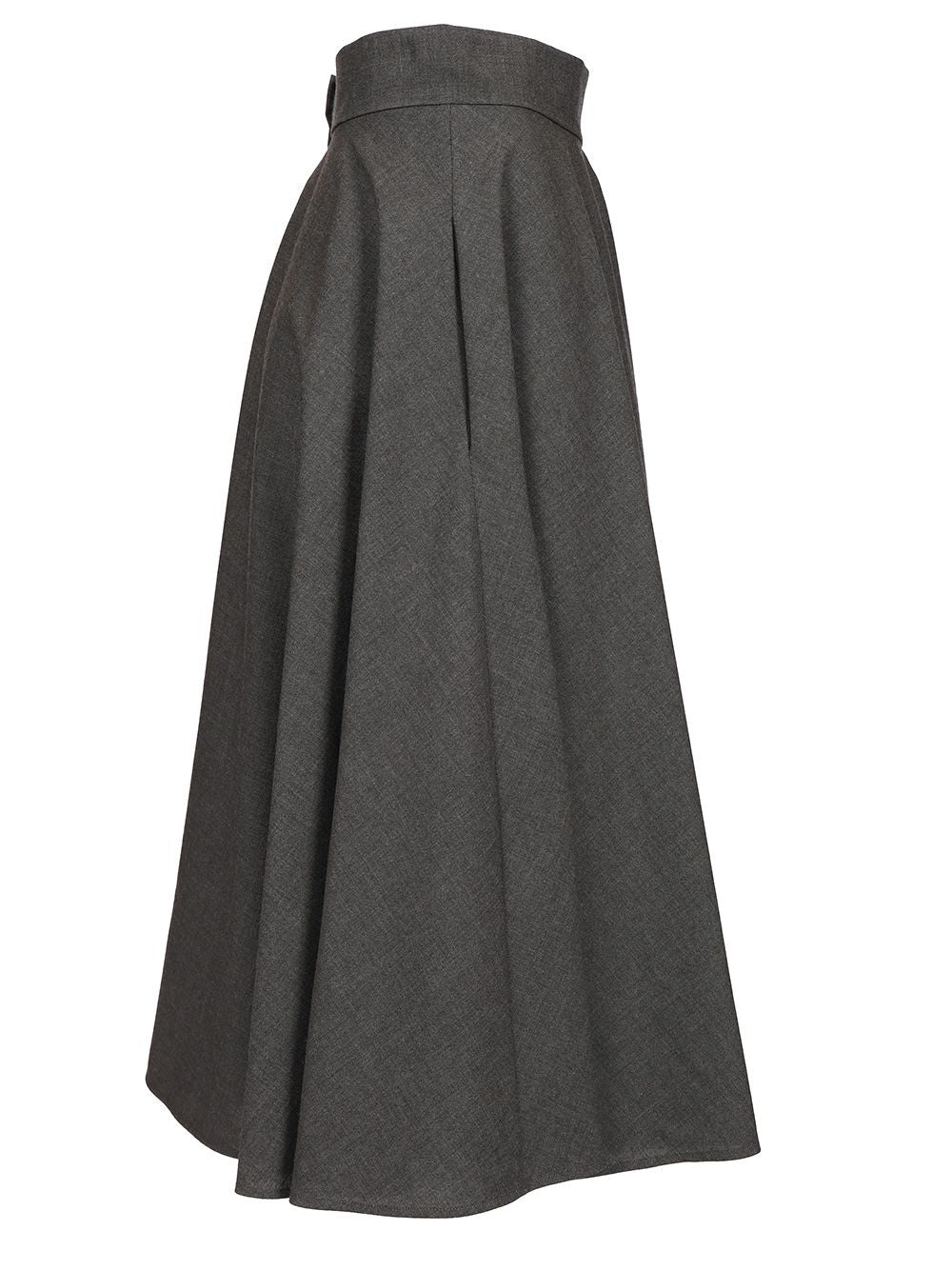 Dolce & Gabbana High-Waisted Full Skirt Skirts - Grey | 9514cd3266eafb105d7b8e31657b243c0274acc6