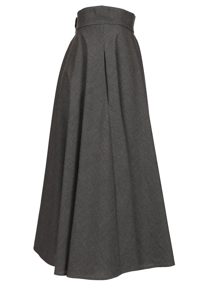 Dolce & Gabbana High-Waisted Full Skirt Skirts - Grey | 9514cd3266eafb105d7b8e31657b243c0274acc6